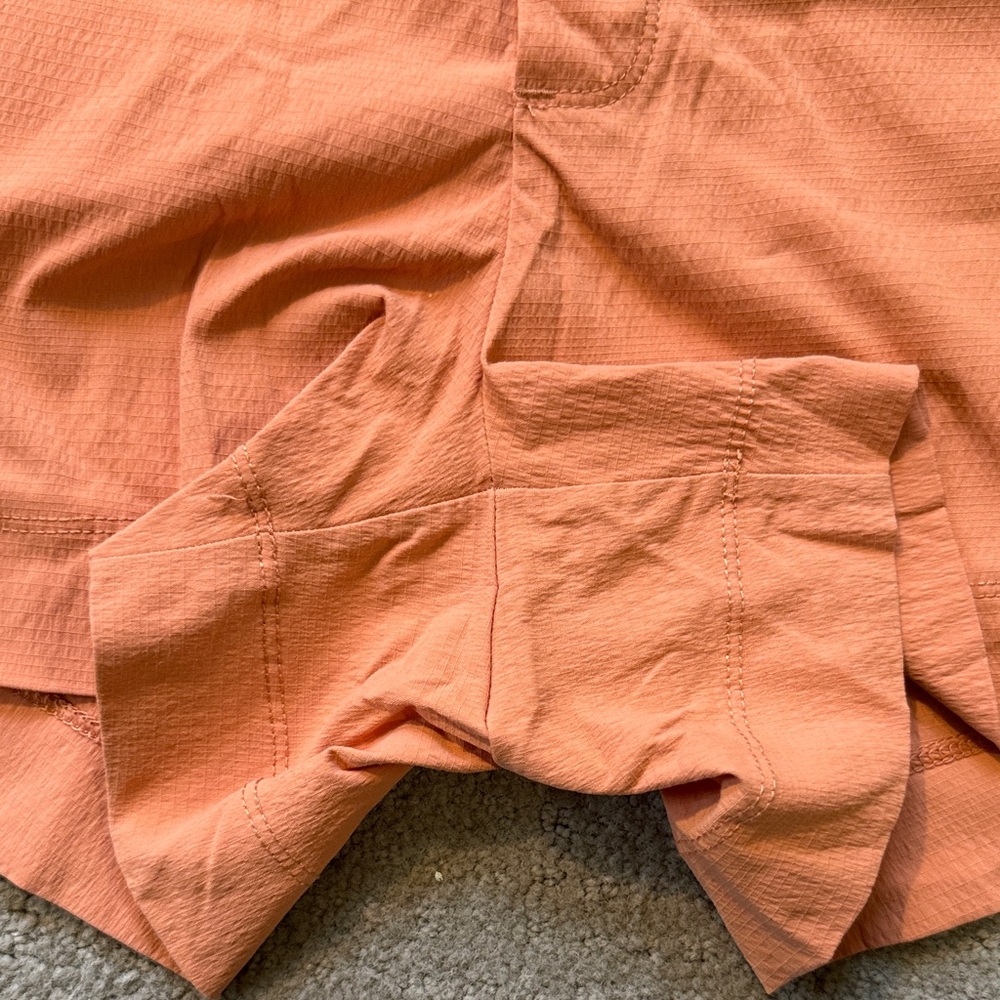 Athleta Trekkie North women’s  Orange/coral Shorts 14 - Picture 4 of 5